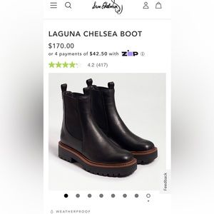 Sam Edelman waterproof leather boots